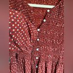 Madewell  Ditsy Floral Midi Dress Button XXS Cottagecore Autumn Boho Hipster Folk Photo 3