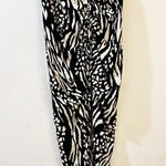 Veronica Beard - Ari Black & Bone Animal Print Ruched Skirt Size 4 Photo 1