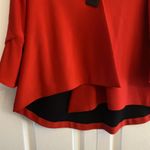 Joseph Ribkoff  Women's Red Ponte Asymmetrical Swing Jacket Blazer Size 6 Photo 1