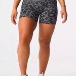 NVGTN Black Speckled Leopard Seamless Shorts Small Photo 0