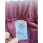 Susan Graver Essentials Liquid Knit Straight Leg Pants Size XL Burgundy Pull On Photo 5