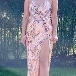 Katie May Pink Floral Strapless Sleeveless Come On Home Midi Dress Size 0 Photo 11