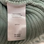 Lucky Brand  Tie Back 100%‎ Cotton Sage Sweater Size Medium Knitted Knit Sweater Photo 3