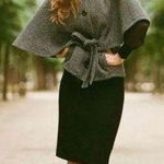 Japanese Luccica Wool Blended Boutique Classic Pencil Skirt Black Photo 0