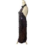 Bronx and Banco Chantal Noir Gown Dress In Black Multi Women's 8 Sequin Photo 5