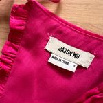 Jason Wu JASON‎ WU Hot Pink Cutout Open Back Eyelet Midi Summer Dress Size Small Photo 5