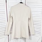 Entro Double Breasted Button Front Peacoat Ivory Cream Small Photo 9