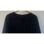 Lafayette 148 Black Virgin Wool Midi Dress M Elegant Career Quiet Luxury Capsule Size M Photo 1