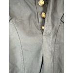 EXPRESS NWT  Super High Rise Button Fly Pants Women's Size 8 Black Lyocell Cargo Photo 4