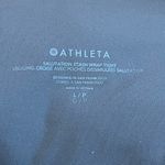 Athleta Salutation Stash Wrap Tight leggings cutouts pockets Hematite Grey Sz LP Photo 11