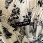 Brandy Melville NEW  Luma Skirt Floral White One Size Skater Circle Hem Soft NWOT Photo 3