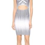 Torn By Ronny Kobo Dress S Yonal Maze Print Cutout Luxury Cocktail Party Event Photo 5