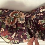 Anne cole Size 10 20M0033 Wine Floral Print Boho Flattering One Piece Swimsuit Photo 1