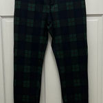Sanctuary x Anthropologie Green Plaid Leggings - Size Medium Photo 0