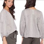 Avec Les Filles  Joyce Azria Striped Blouse Sz M Photo 1
