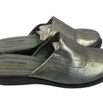 Comfort Plus by Predictions  Women's Grey Slide Ons Shoes Photo 2