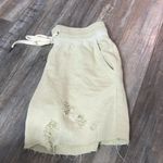 n:philanthropy  Womens Coco Distressed Casual Walking Shorts Beige NWT Photo 10