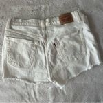 Levi's Levi’s white 501 denim shorts Photo 3