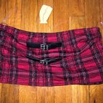 Mystique Boutique Red And Black Plaid Bralette Photo 0