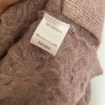 Garnet Hill  Light Purple 100% Cashmere Turtle Neck Sweater Size Small Photo 5