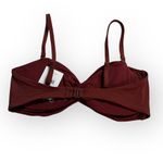 ANDIE Swim The Capri Top Women's Large Truffle Eco Nylon Adjustable Straps NWT Photo 2