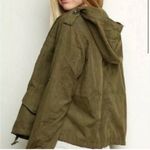 Brandy Melville  Army Green Hailey Utility Jacket One Size med Photo 2