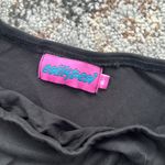 Edikted  Dolls Kill Franki Long Sleeve  Asymmetric Crop Top Black XL Photo 6