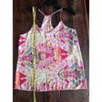 Newbury Kustom   Aztec Patterned Racer back Tank Top Size Medium Photo 1