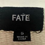 FATE. Striped Loose Knit Sweater Size Small Front Pocket Nautical Coastal Photo 1