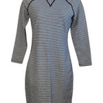 Philosophy Body Con Black/White Striped L/S Dress NWT $78 Size XS Photo 0