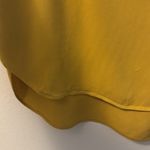 A New Day Rose + Olive Blouse Size M Mustard Yellow Color Short Sleeves Photo 5