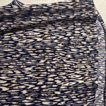 Veronica M  Navy and White Patterned Women's Top size small Photo 3