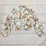 Drew Floral Print Cropped Blouse Photo 7