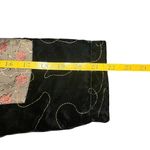 Chico's  Black Velvet Patchwork Blazer Jacket Small Artsy Boho Abstract Grandma Photo 8