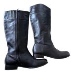 Arturo Chiang  Brown Leather Knee High Boots Size 7.5MW Photo 4