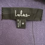 Lulus  Suits You Perfectly Dark Blue Linen Blend Vest Career Prep Boss Babe Photo 5