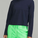 Lululemon Classic-Fit Cotton-Blend Long Sleeve Shirt in True Navy Photo 0