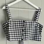 L'Academie REVOLVE Odette Crop Top Black & White Photo 1