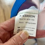 Colorful Maxi Dress Green with Vertical Pink Blue Striped New Size XS Photo 3