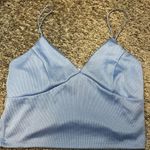 Timing  Sky Blue Spaghetti Strap Top Photo 1
