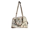 Giani Bernini  Women's Floral Dome‎ Satchel Bag Neutral Design Photo 4