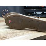 Eileen Fisher D'Orsay Lee Espadrille Sandals Women's Pink Leather Back Zip Photo 4