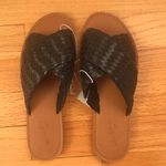 Black Woven Sandals Size 6 Photo 0