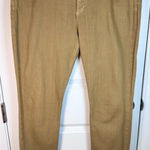 Michael Kors  Khaki Stretch Twill Brown minimalist everyday denim Jeans Size 12 Photo 1