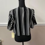 Live to be spoiled NWT  Stripe Tie Front Crop Top Photo 1