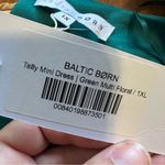 Baltic Born  Tally Mini Dresd Green Multi Floral Tie Waist Womens 1XL New Photo 7