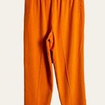 Saks 5th Avenue Real Clothes Saks Fifth Avenue Orange Silk Wide Leg Pants Size L Photo 0