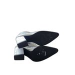 Steve Madden Silver Pointed Toe Size 8 Block Heel Knee High Boots NEW Photo 7