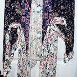 Darn Good Yarn Boho Kimono Styled Cardigan Bat Wing Sleeves Size Small/Medium Photo 1