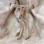 Cole Haan Crackled Gold Leather Hobo Bag Braided Photo 6